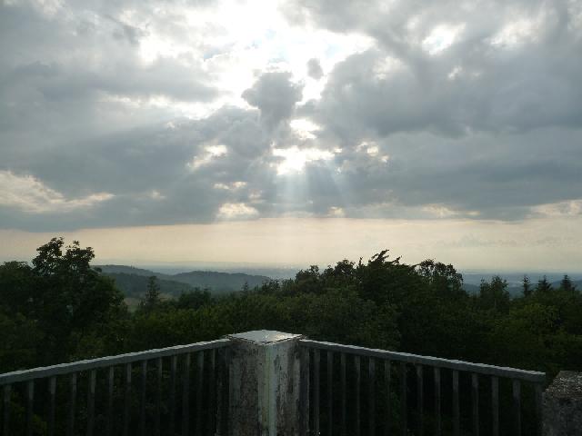 Aussicht vom Eichelberg Turm